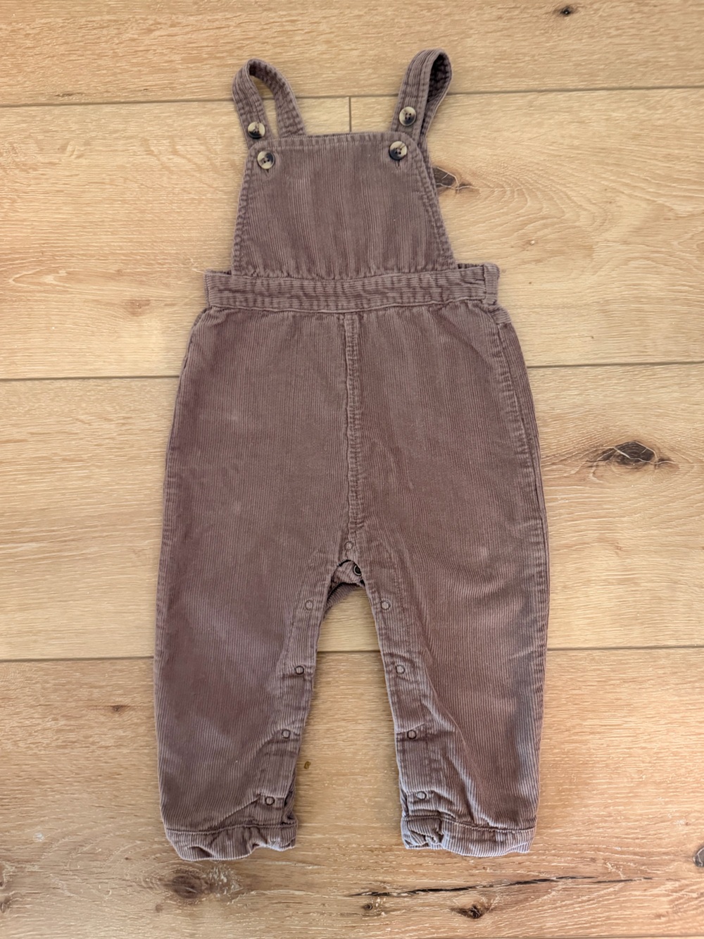 Pehr Corduroy Toddler Baby Overalls in brown 100% organic cotton